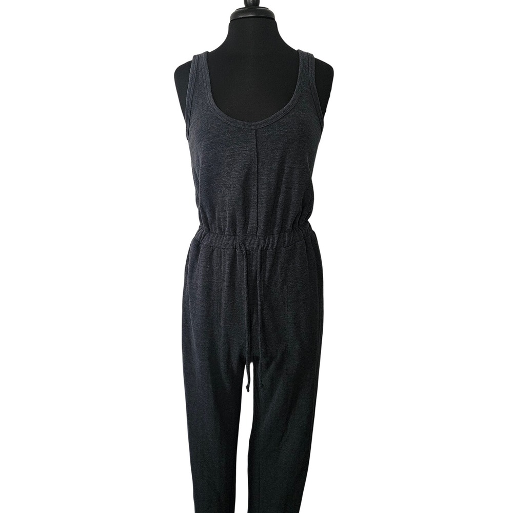 Free People Beach Jumpsuit Womens XS Sleeveless Knit Drawstring Waist‎ Lounge